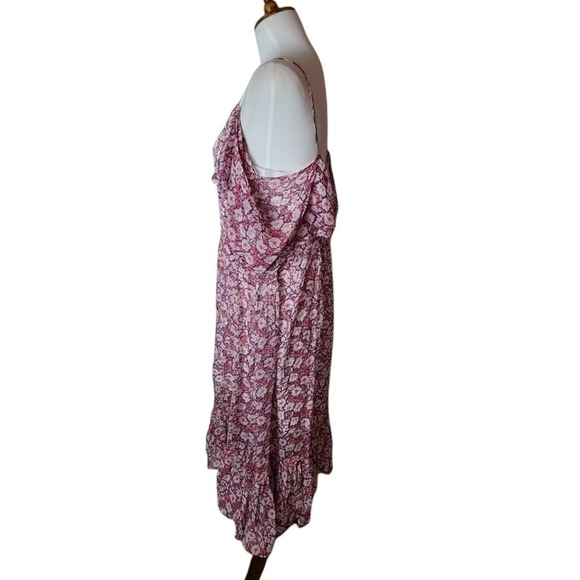 Rebecca Minkoff Floral Buffy Midi Pink Dress XS NWT - Picture 4 of 9